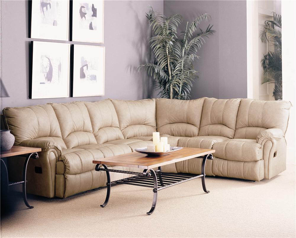 Lane Alpine Motion Sectional Sofa with Wedge and Armless Chair AHFA